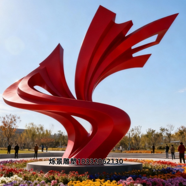 不銹鋼抽象雕塑定做 不銹鋼景觀雕塑